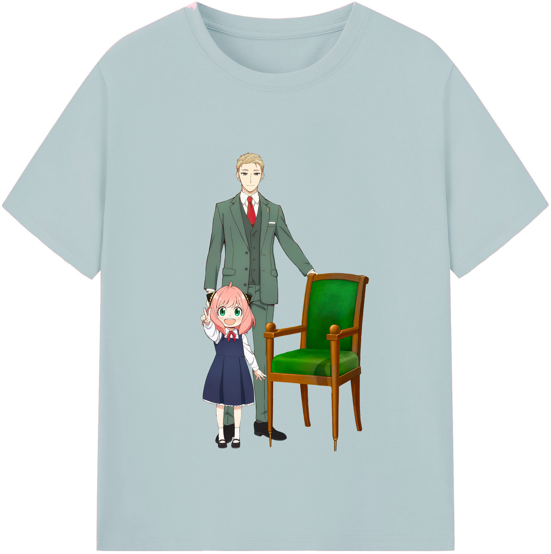 （画像用） SPY×FAMILY间谍家家酒 綿100％半袖Tシャツ（フロントプリント）